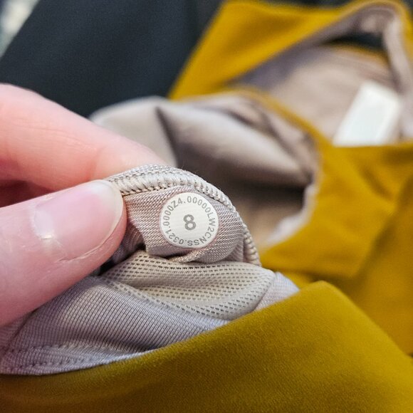 Lululemon Wunder Train Bra C/D Cup Size 8 Auric Gold - Picture 6 of 6